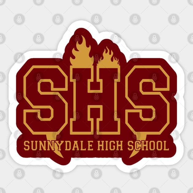 Sunnydale High School Sticker by potatonomad